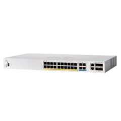 Cisco CBS350-24NGP-4X-UK network switch Managed L3 Gigabit Ethernet (10/100/1000) Power over Ethernet (PoE) 1U Black, Grey