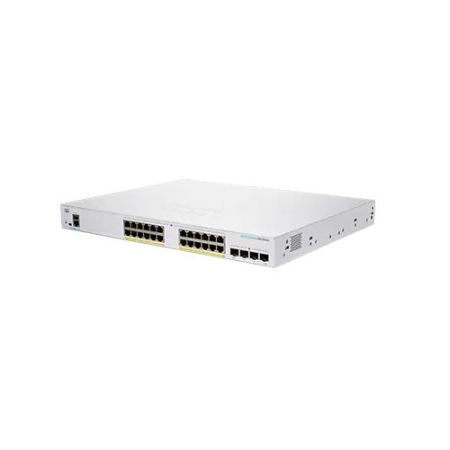 Cisco CBS250-24P-4X-EU network switch Managed L2/L3 Gigabit Ethernet (10/100/1000) Silver