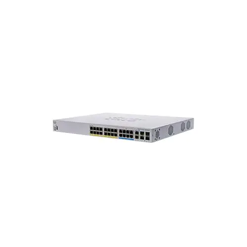 Cisco CBS350 Managed L3 Gigabit Ethernet (10/100/1000) Power over Ethernet (PoE) 1U Black, Grey