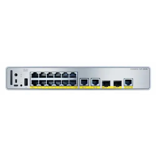 Cisco C9200CX-12T-2X2G-A network switch Managed Gigabit Ethernet (10/100/1000) Power over Ethernet (PoE)