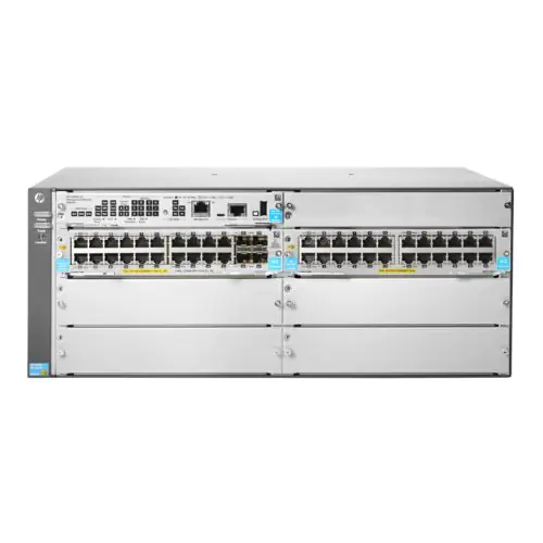 JL003A HPe 5406R 44GT PoE+ & 4-port SFP+ (No PSU) 4U Power over Ethernet Switch