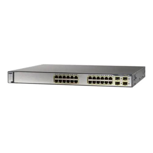 WS-C3750G-24TS-S1U Cisco Catalyst 3750 series 1Gb switch