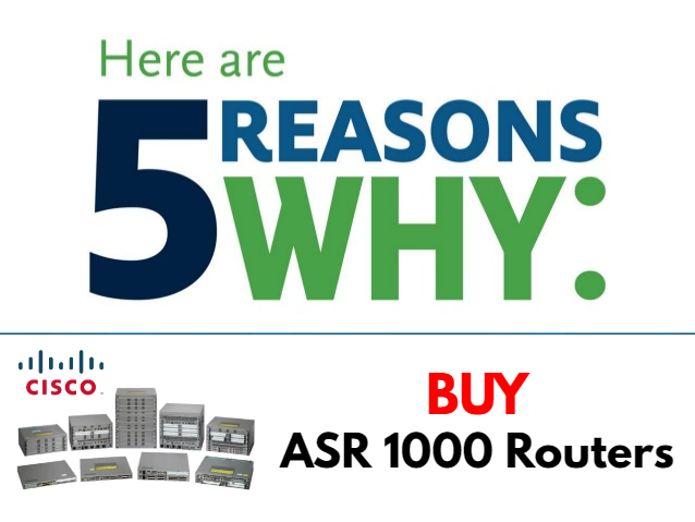 Five Reasons Why ISPs Should Buy Cisco ASR 1000 Routers
